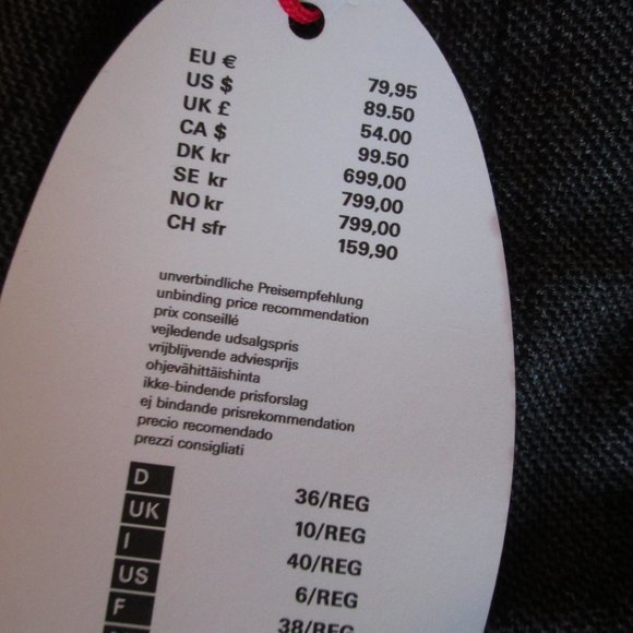 NWT - Gray pinstripe pants, EDC by Esprit - Sz 6 - Picture 5 of 7